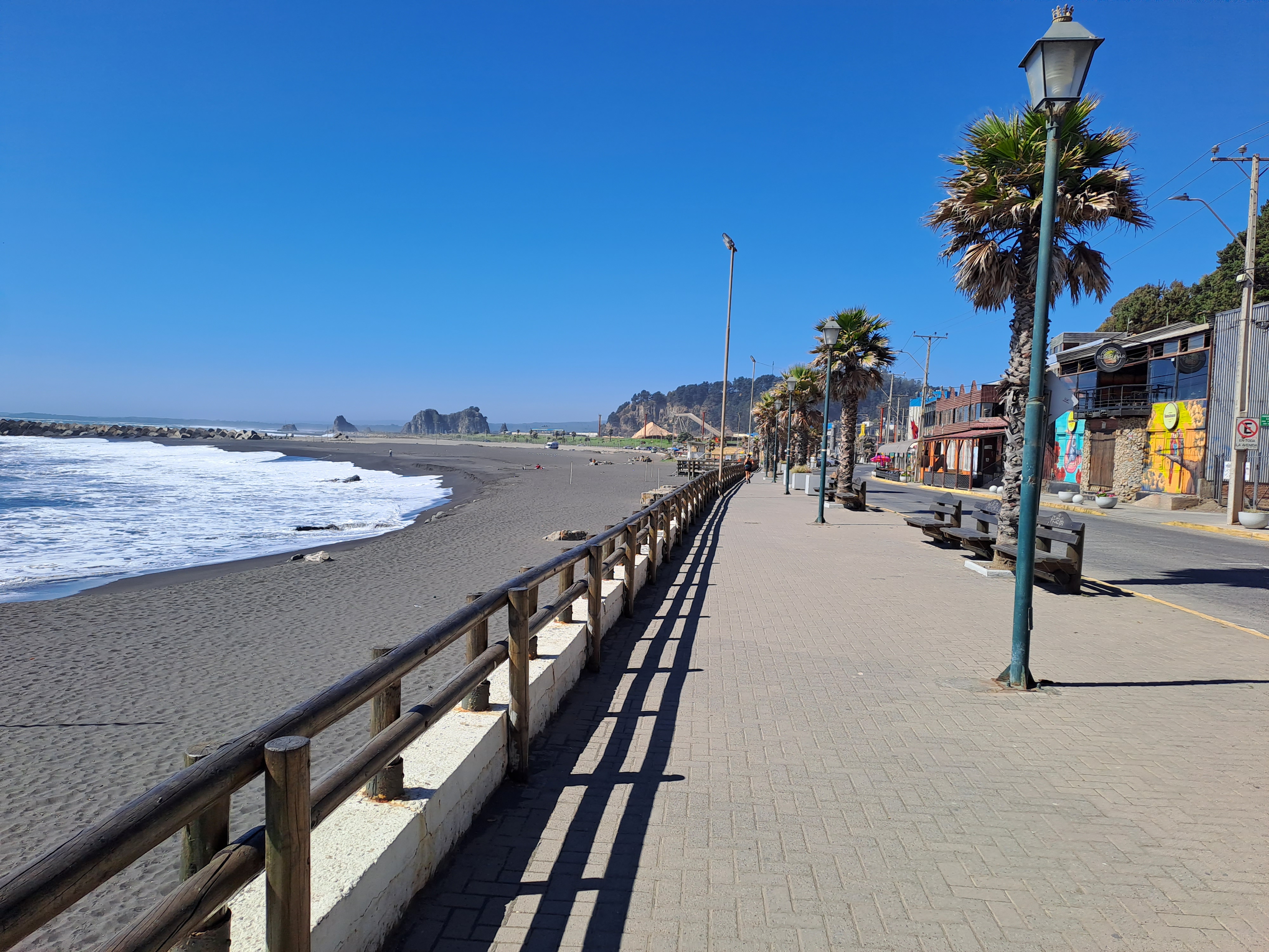 Fotografía del borde costero